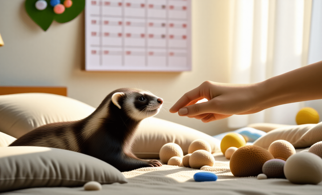 Proposer un emploi du temps souple à un furet anxieux