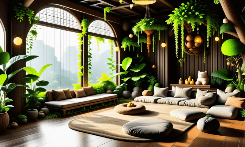 Aménager une pièce zen pour animaux imaginaires